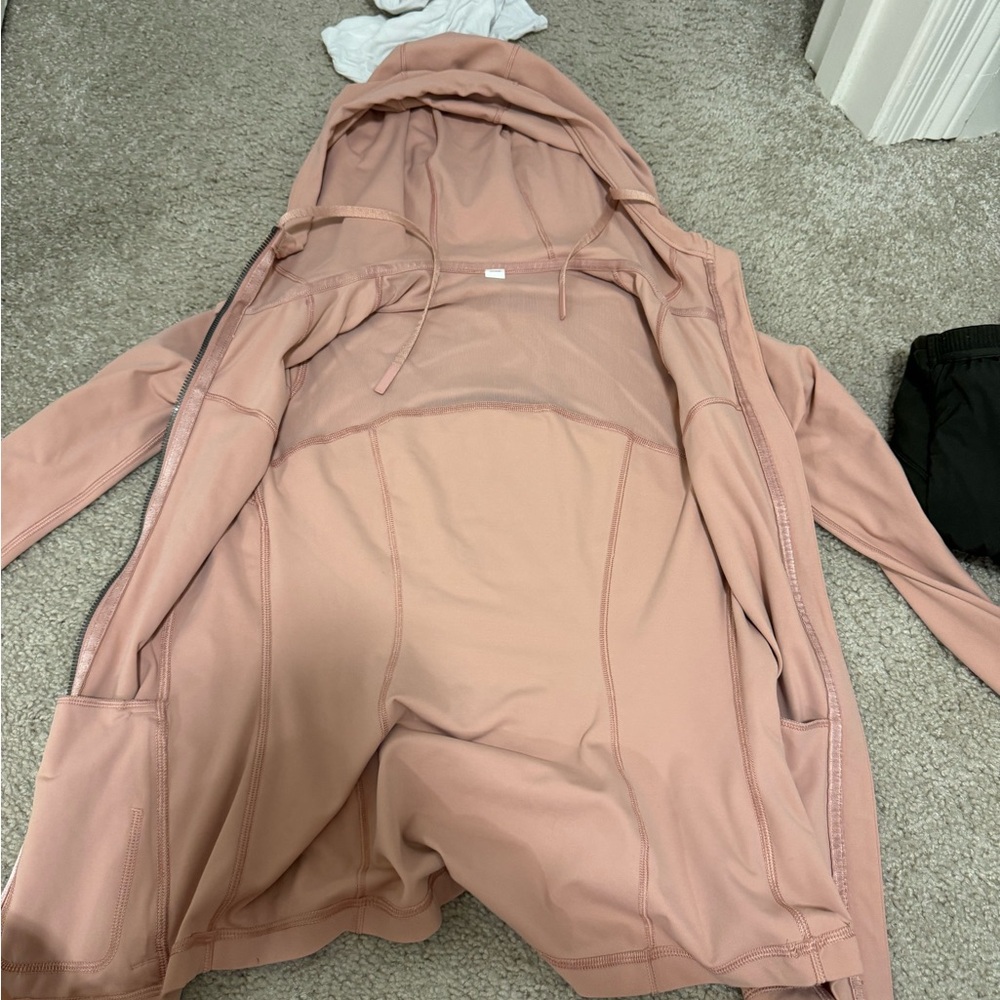 Women's Pink Hooded Jacket